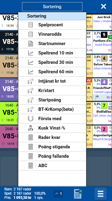 BT One 8 sorting new